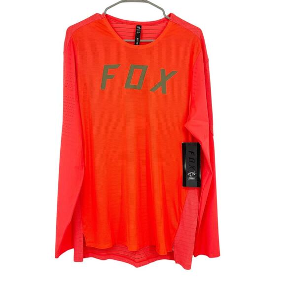 Fox Racing Flex Air Pro Jersey Long Sleeve Fluorescent Orange Size XL NEW NWT - Picture 2 of 6